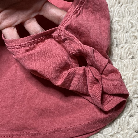 LULULEMON Cherry Dust pink Turn & Twist crop tank top 6 - Picture 6 of 9